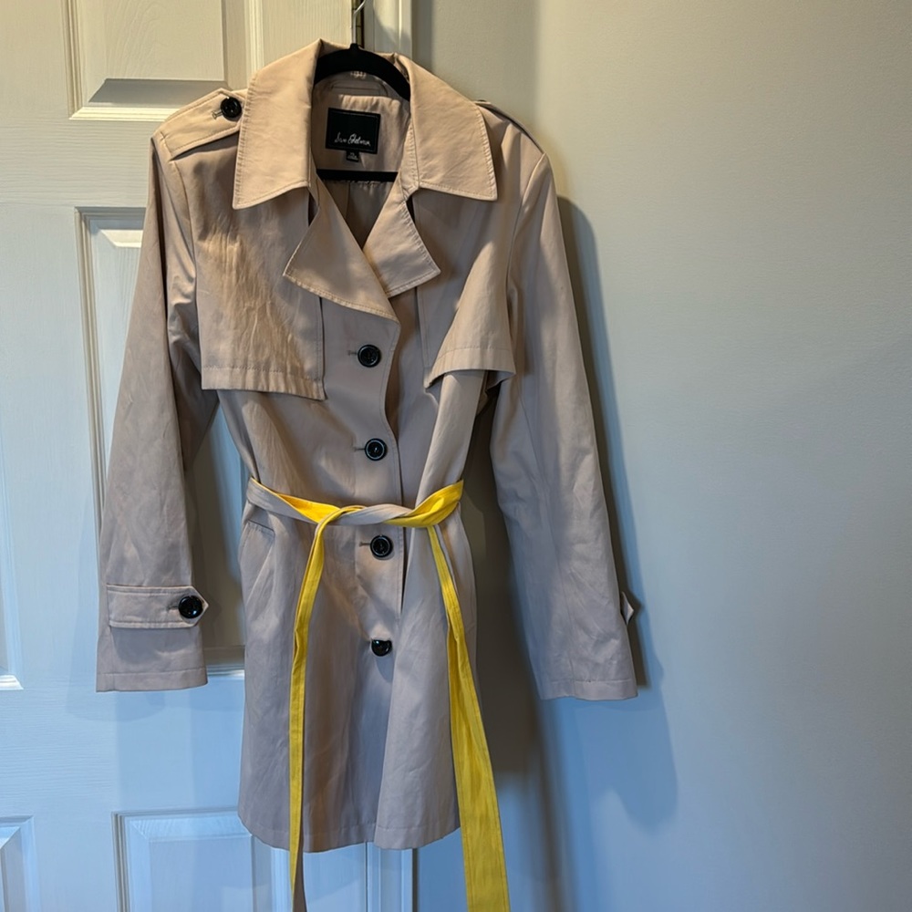 Sam Edelman Tan Trench Coat Sz XL